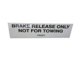1701071 Decal, Brake Release | JLG